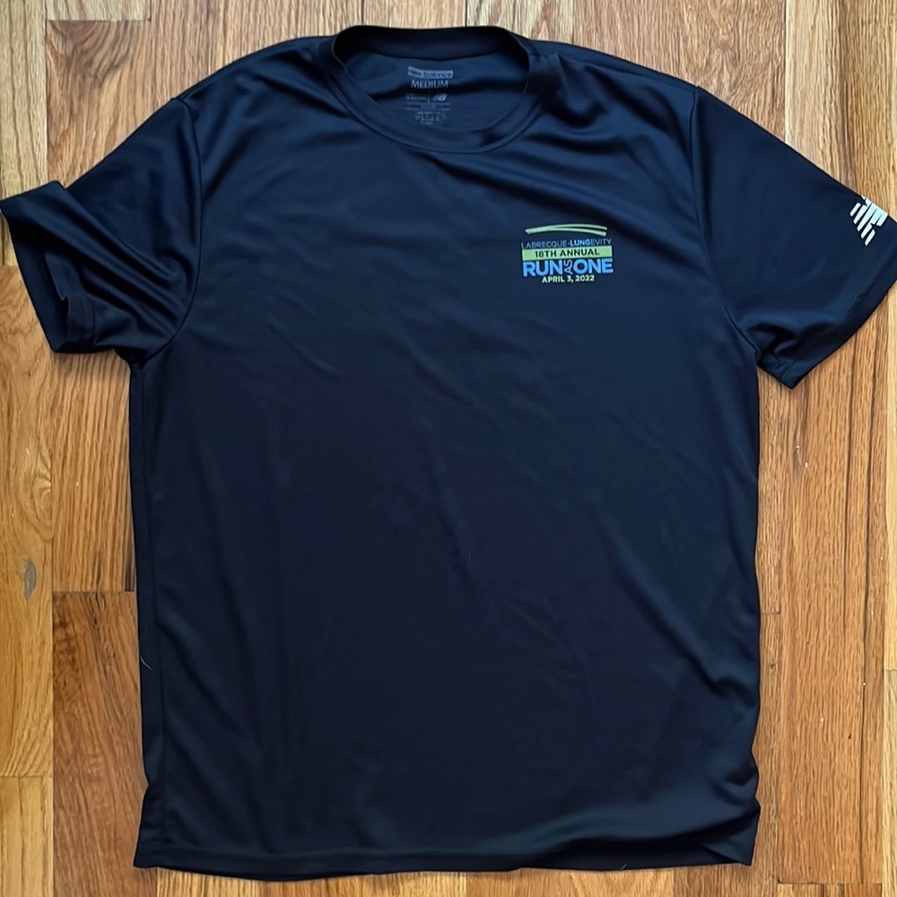 New Balance performance race tee shirt